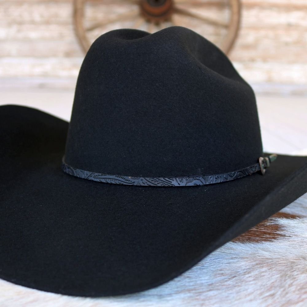 Stetson 3X Black Felt Hat – Red Rocks