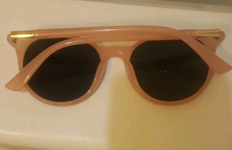 J.CREW Factory Women’s Rounded-Frame Sunglasses Milky Brown or Pinkish Brown