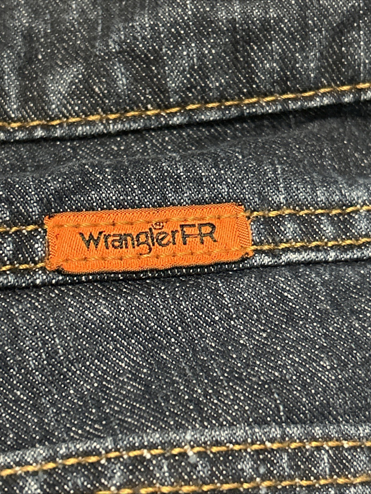 Womens Wrangler FR Fire Resistant Jeans Size 7×34 Embroidered Pockets 10FRW10CH
