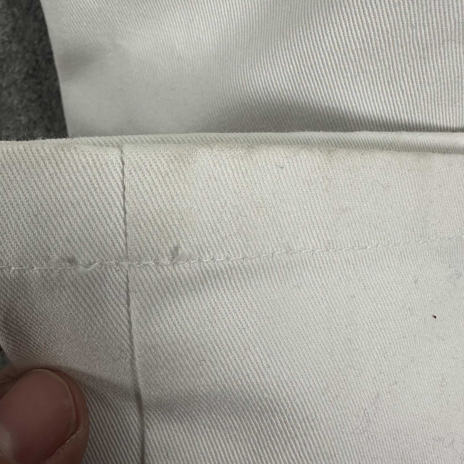 Craftsman Painter Pants Mens 34×32 White Teflon Canvas Work Carpenter Utility
