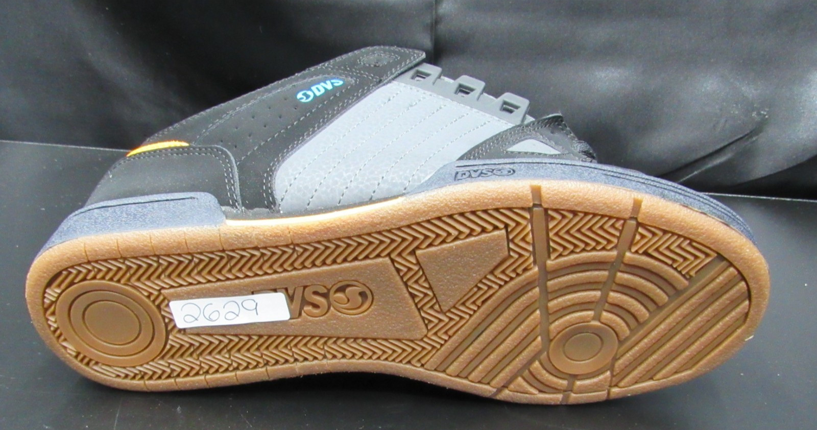 DVS Skateboard Shoes Celsius Black/Orange/Blue MEN’S 8.5