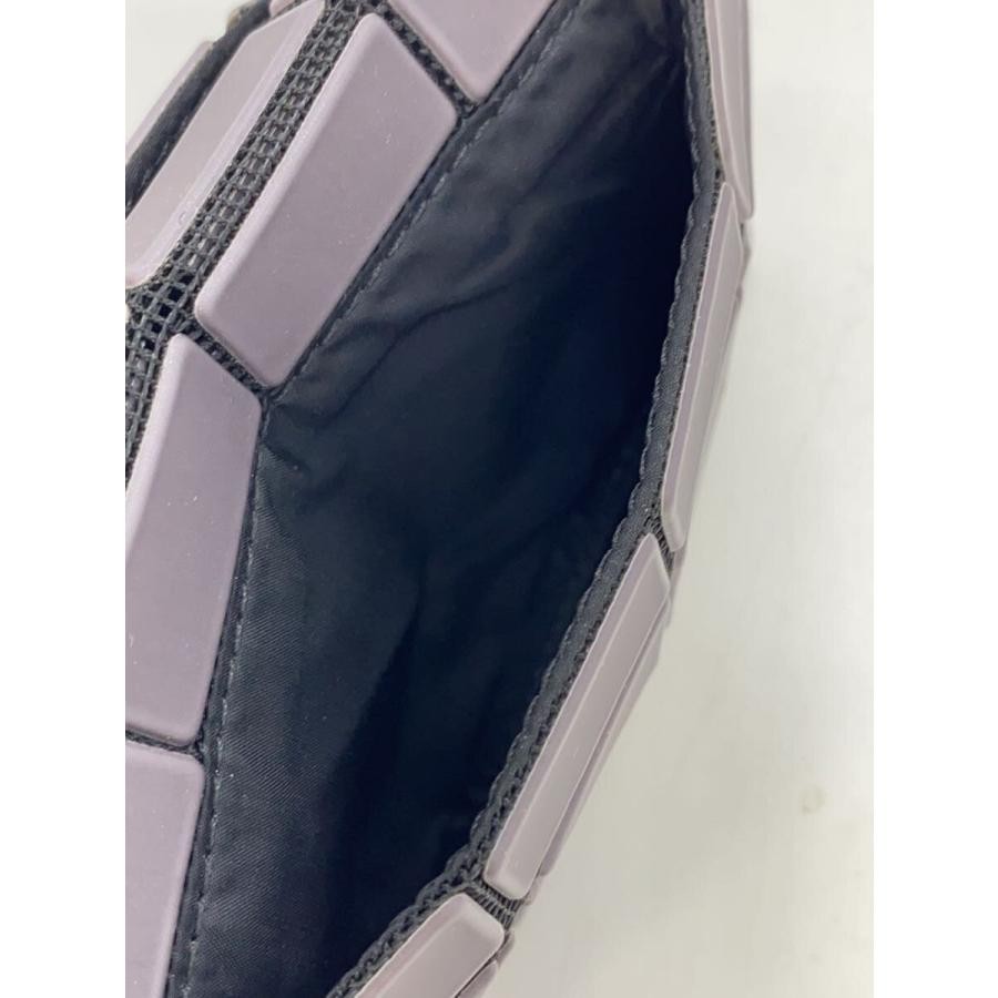 BAO BAO ISSEY MIYAKE Card Case Gray Matte Panel Design H8cm x W11cm