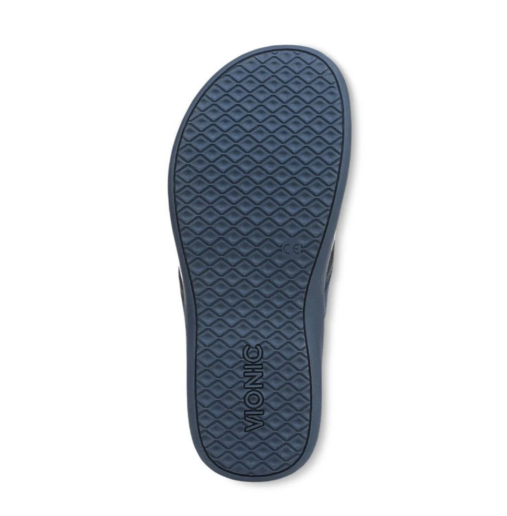 Vionic’s Tide 2.0 Toe Post Sandal, medium, Dark Denim Suede