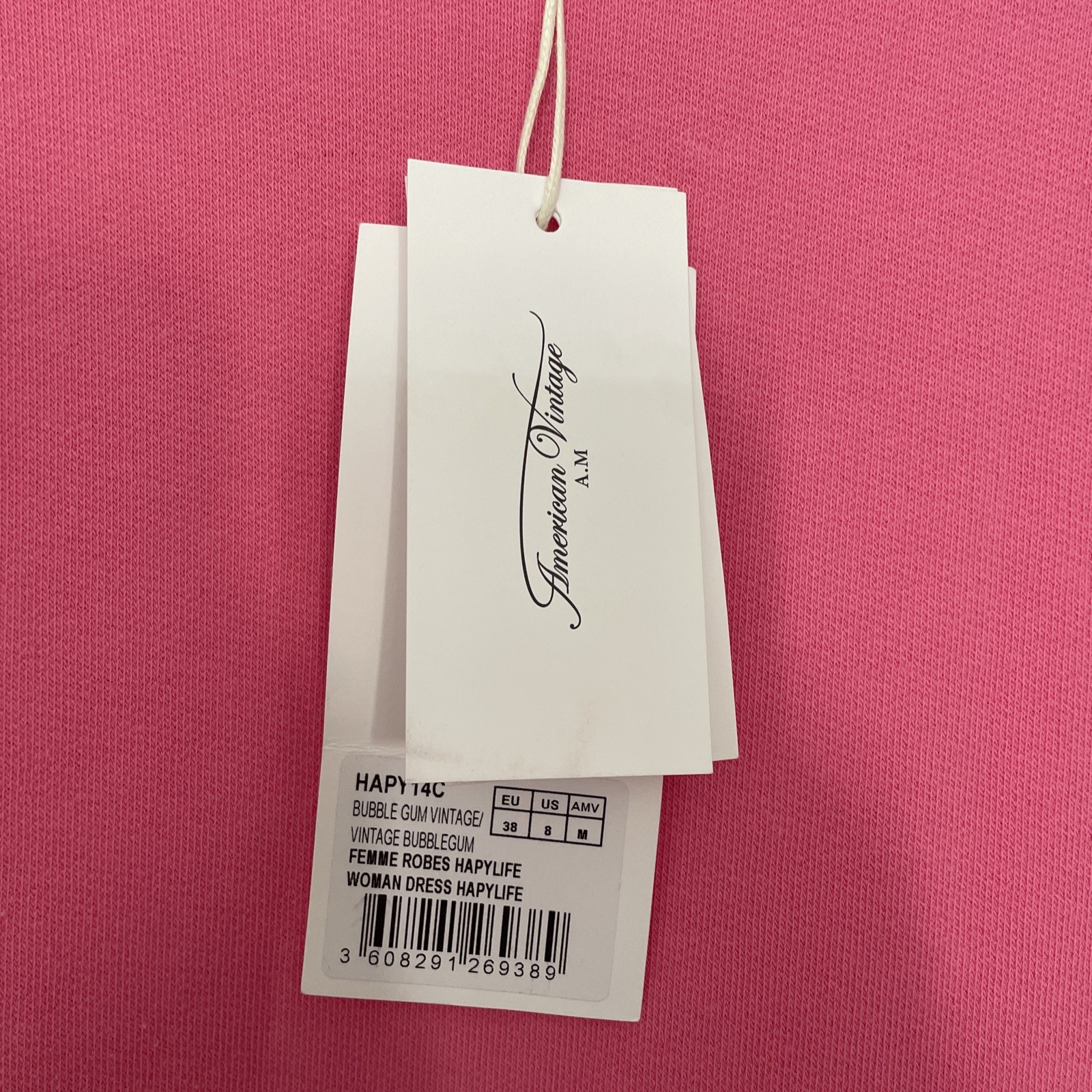 American Vintage Bubblegum Pink Sweater Dress. Size 10. BNWT