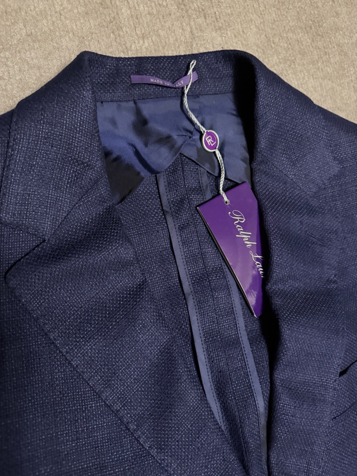 NWT $1995 Ralph Lauren Purple Label Hadley Hand-Tailored Sport Coat 42R ❗️Defect