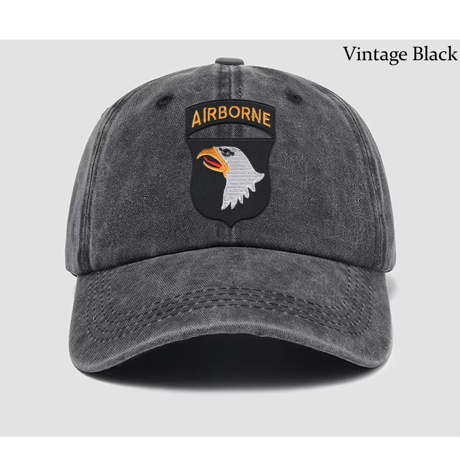 Embroidered Hat 101st Airborne Division, Veteran Cap, Trucker Hat, Baseball Cap