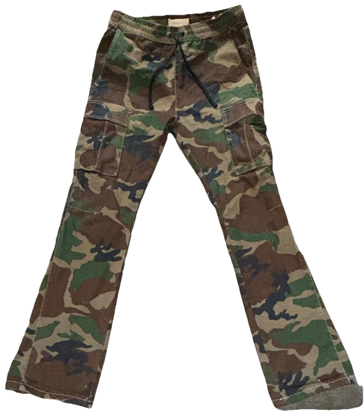 PacSun Men’s Camo Camouflage Cargo Pants S 32″ Waist Cotton Blend Pockets