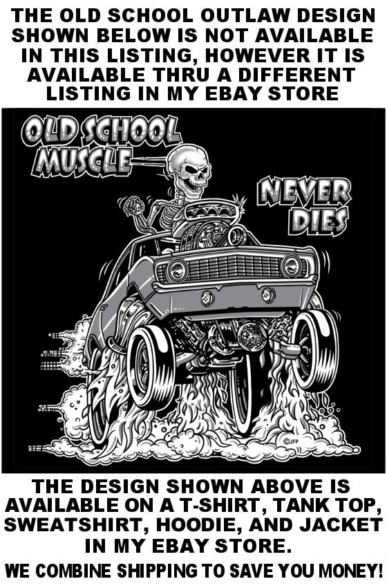 Giant Monster Rat In Blown Supercharged Hot Rat Rod Roadster Skull T-shirt WS161