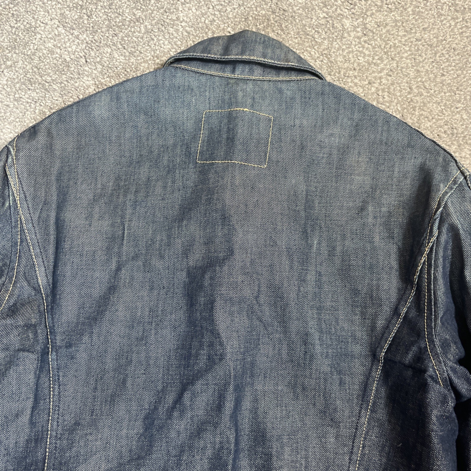 Levi’s Engineered Jeans Jacket size Medium Blue Denim Vintage Y2K Snap Button