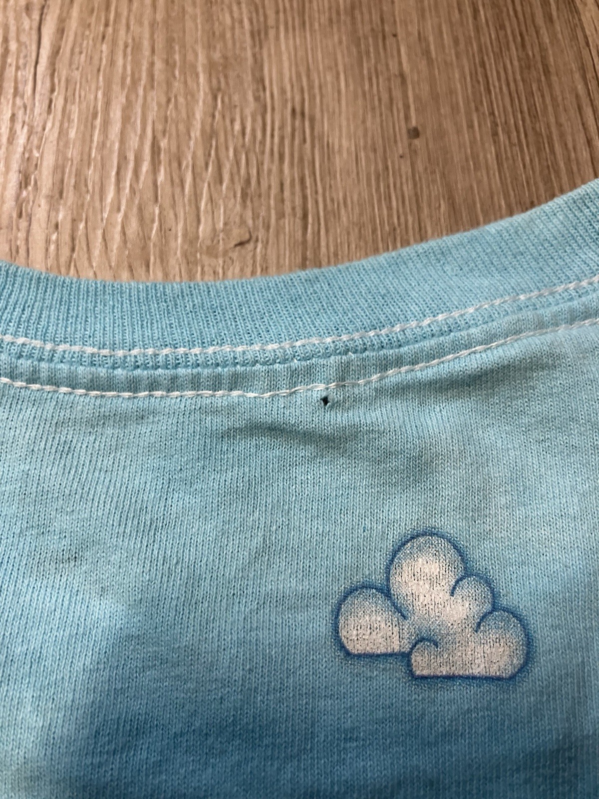 Vintage Grateful Dead Parachute Bears Liquid Blue Tie Dye 2000 Shirt Sz. XS