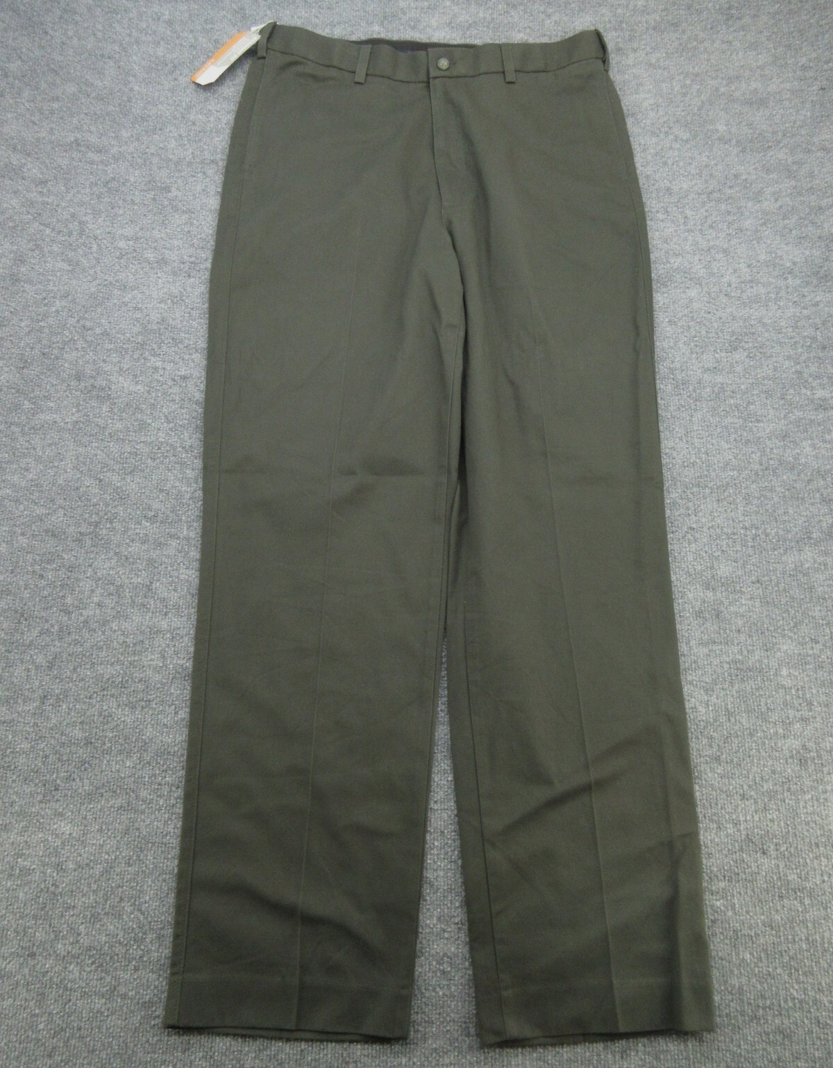 Savane Pants Mens 36×34 Green Straight Fit Performance Chinos Soft Touch NEW