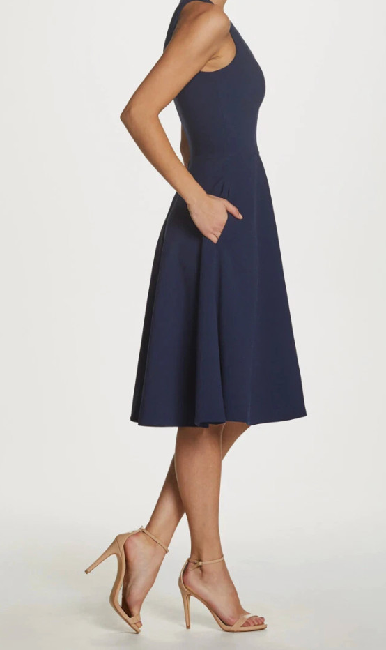 Dress The Population Catalina Fit & Flare Cocktail Dress (XS)