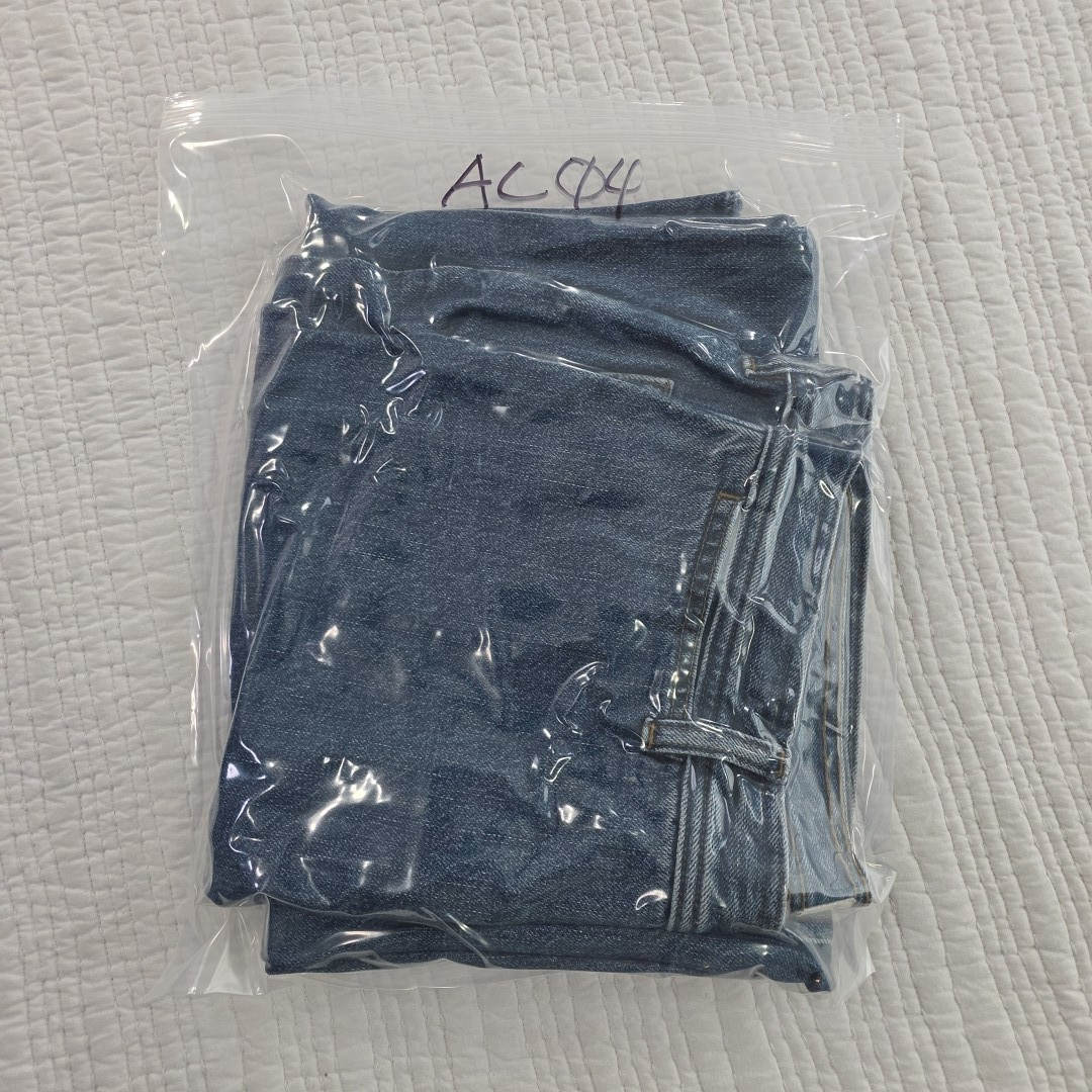 Everlane The Mariner Jean Med Blue Wash Denim Jeans Size 31R Cropped High Rise