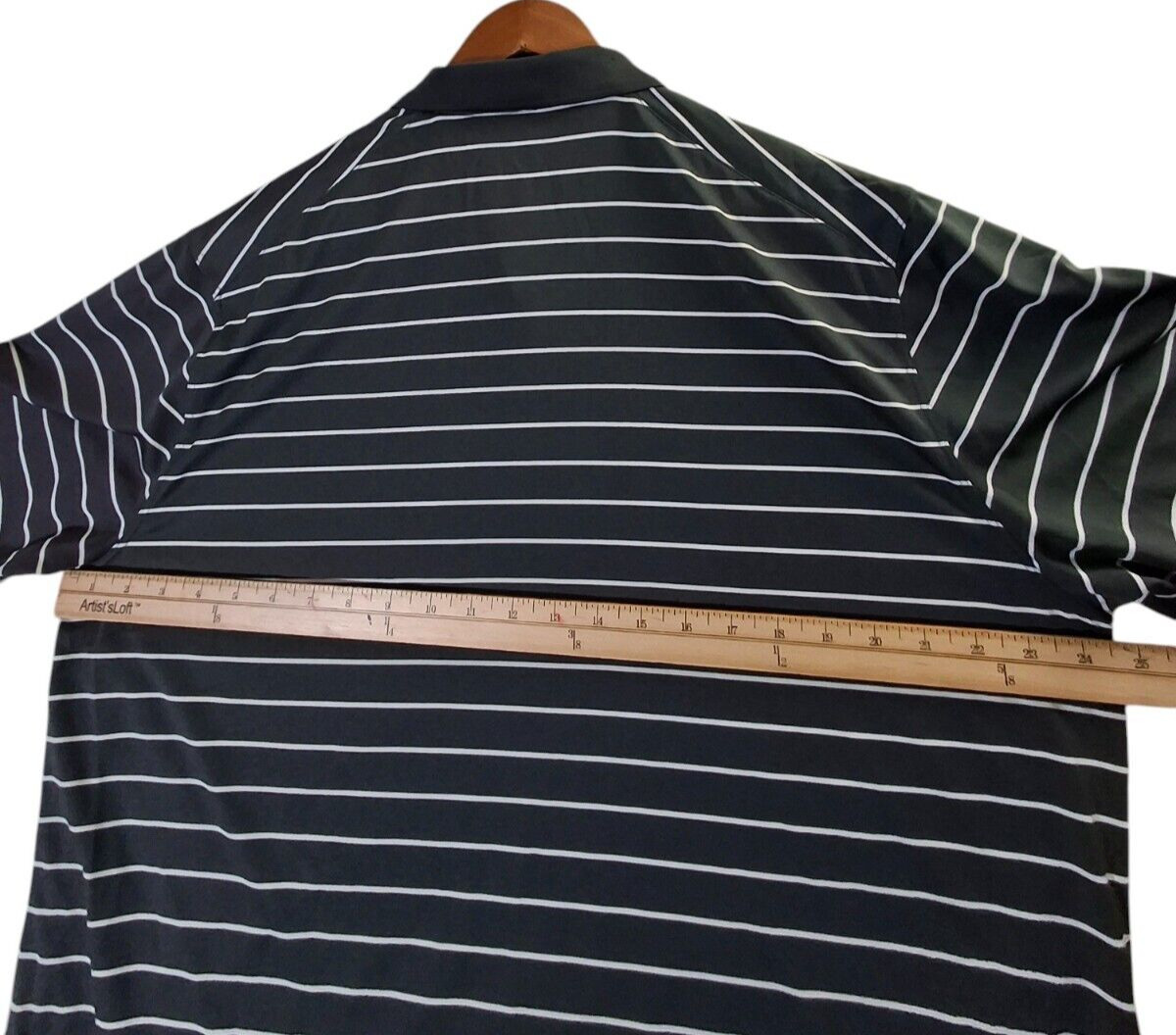 Nike Princeton Soccer Academy Polo Shirt Men’s XL Gray Striped NWT