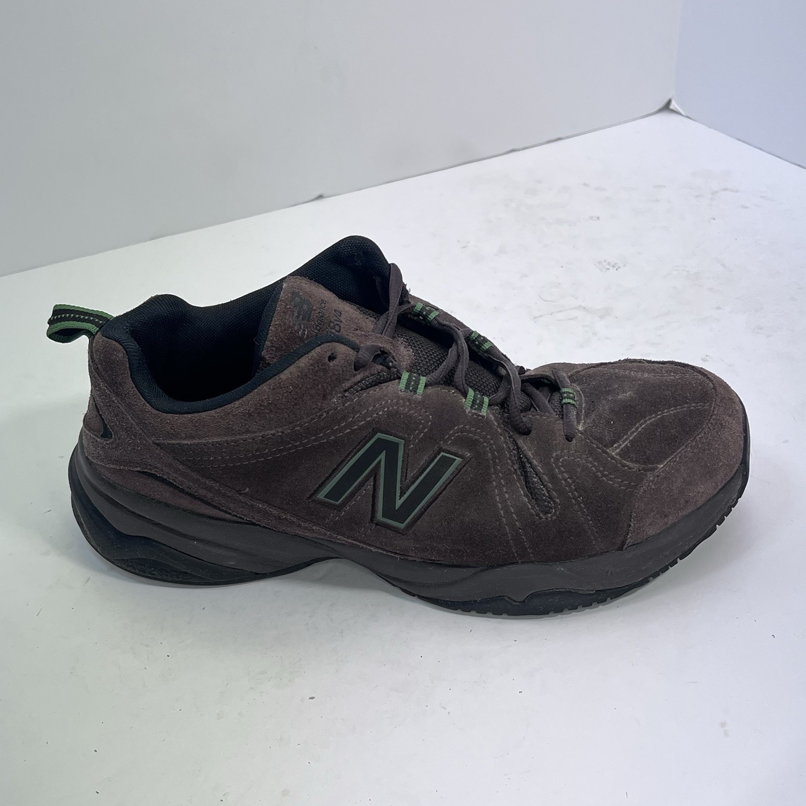 New Balance 608 V4 Size 10.5 4E Brown Suede Green Beef Broccoli MX608V4O