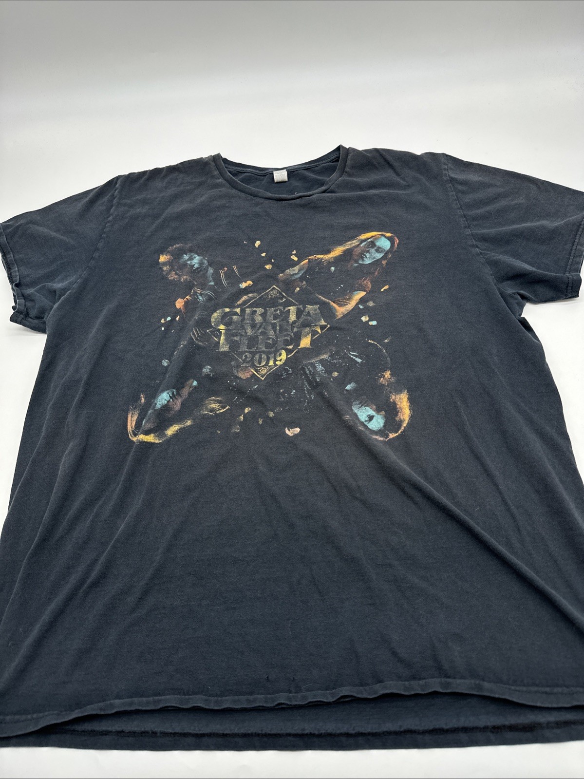 Greta Van Fleet T-Shirt Fruit Of The Loom Men X Large Graphic Tour Black.#33515