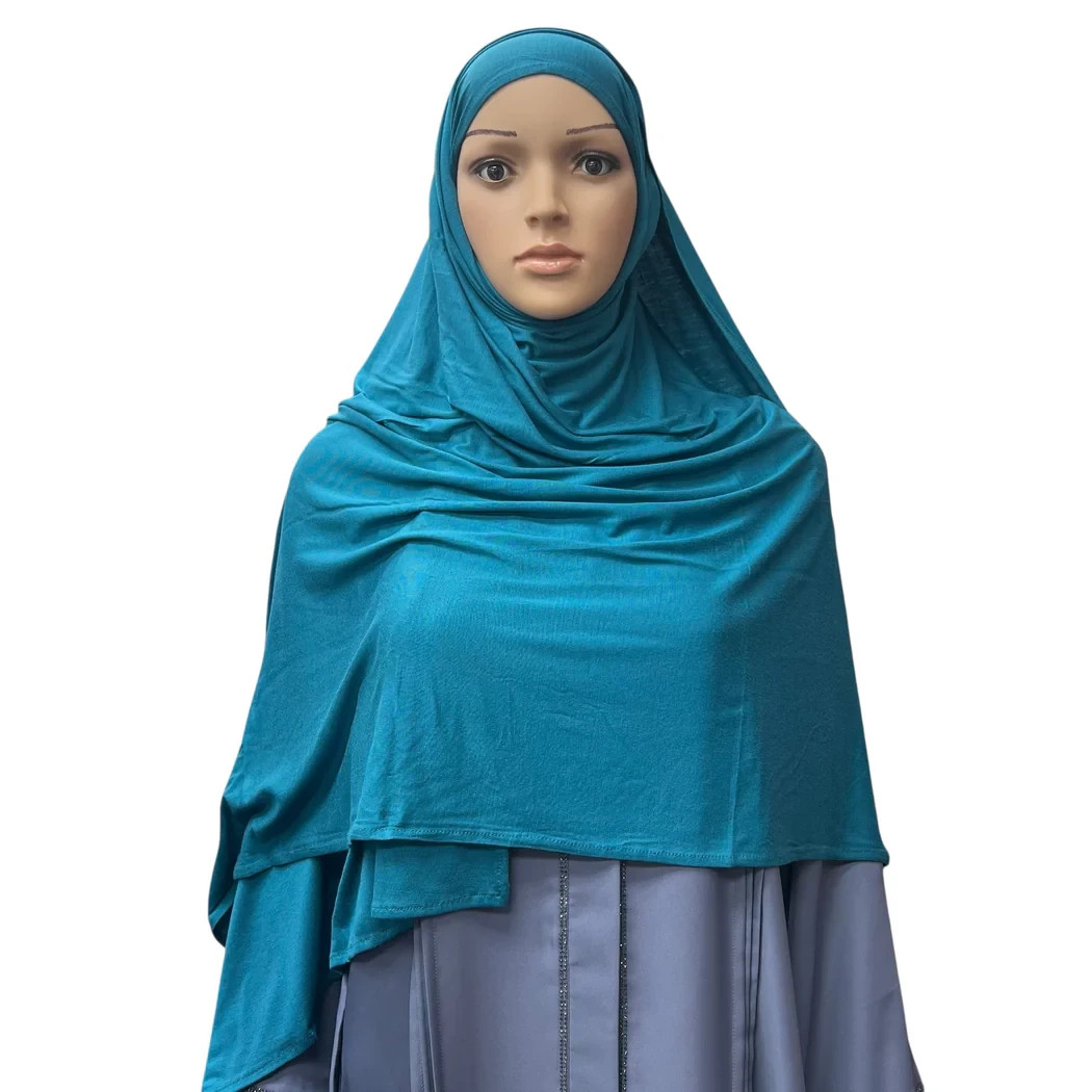 Soft Premium Large Jersey Hijab Scarf Stretchy Islamic Headscarf 20+ Colors