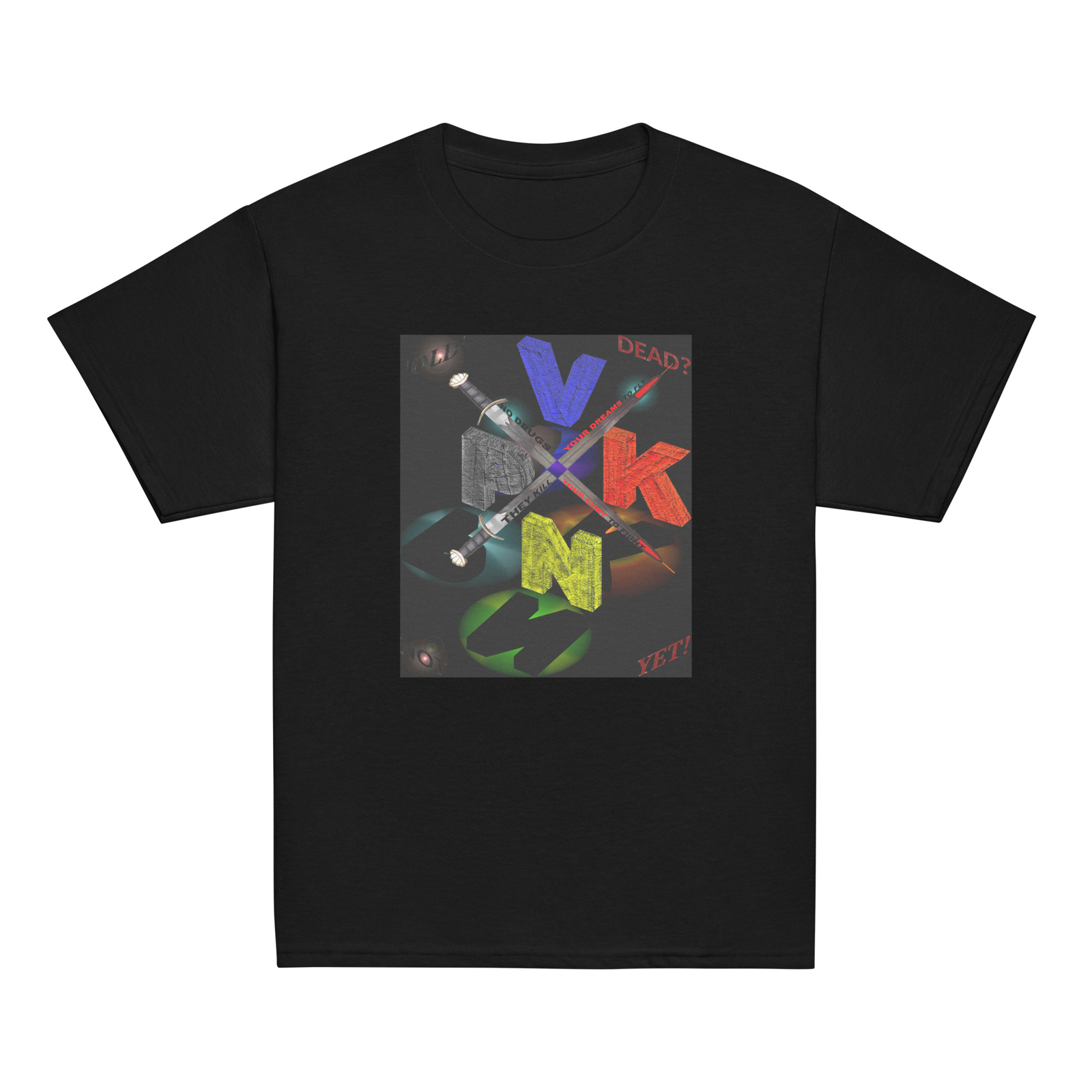PUNK X 3D Ilum Somb; Gildan 5000B, Kids Short-sleeves T-Shirt