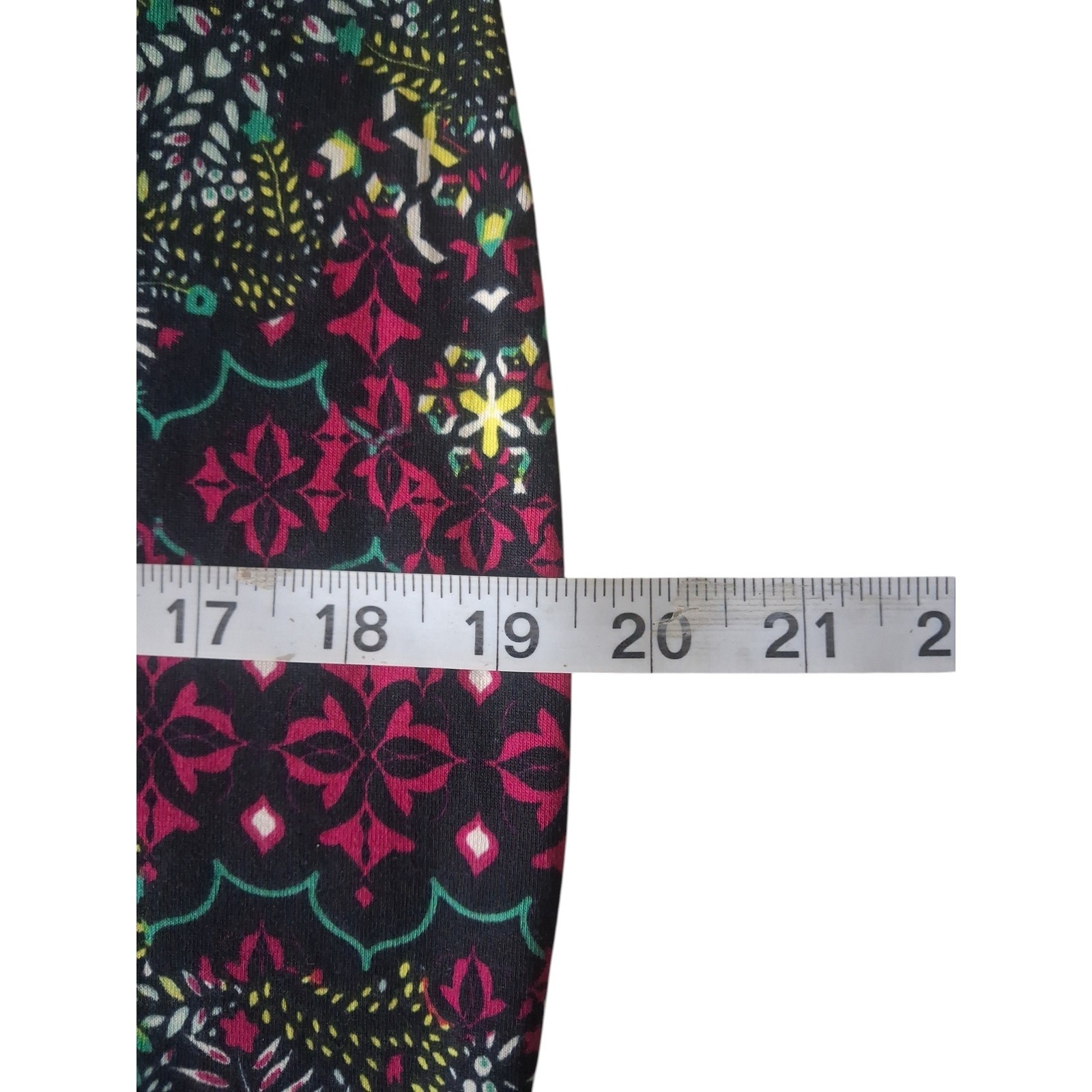 LuLaRoe Julia Dress Multicolor Short Sleeve Form Fitting Midi Womens Size L