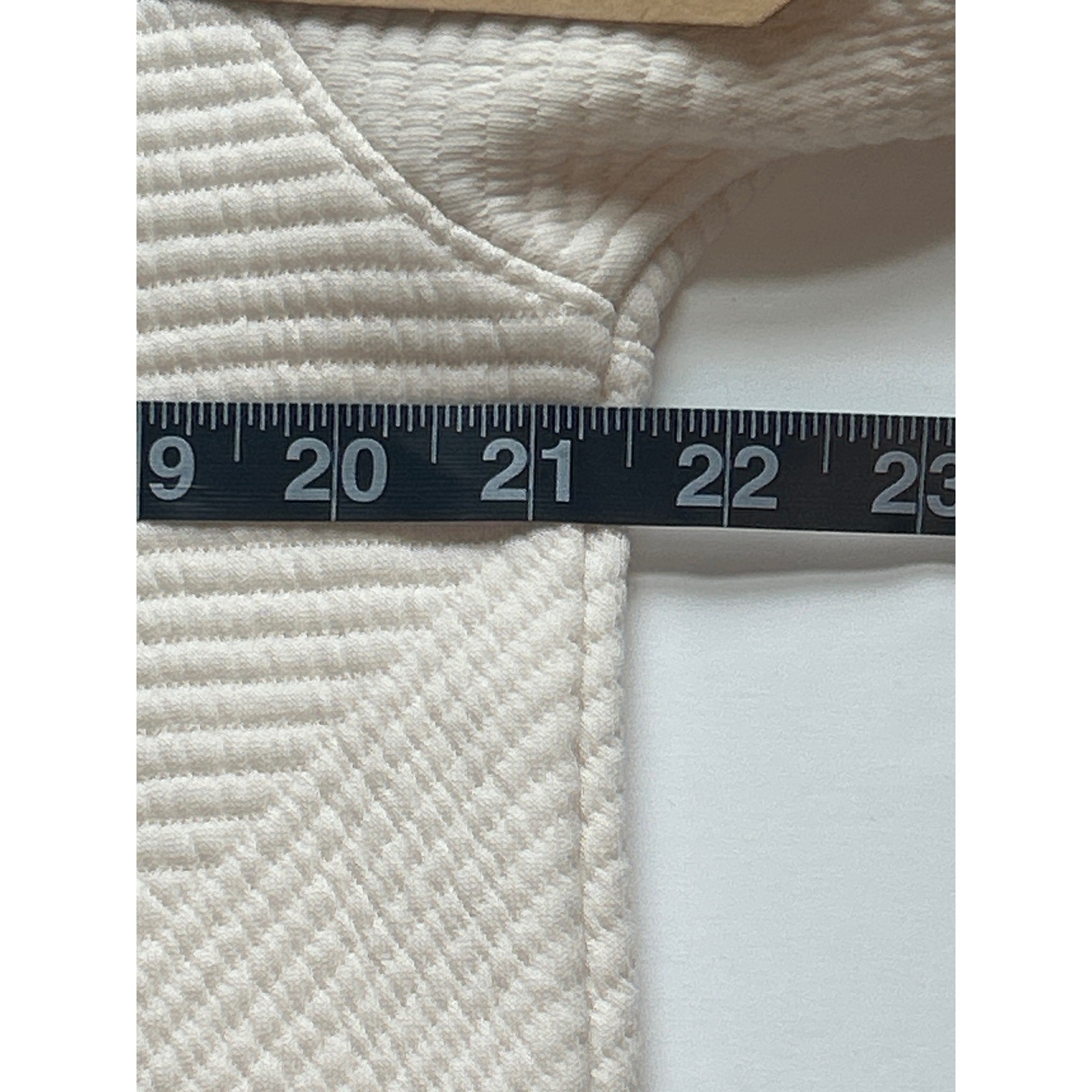 MV Sport NEW Colgate University Quilted Quarter Zip Pullover Cream W25145 L