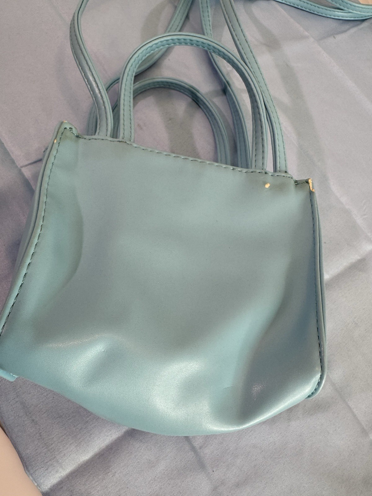 Telfar Small Cerulean Shopping Bag 5”x6.5”