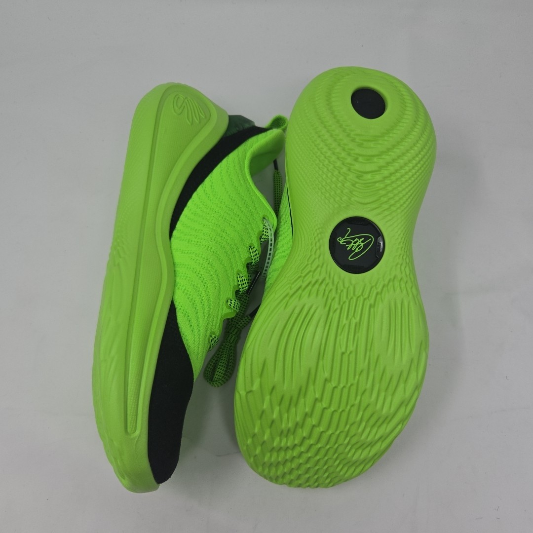 Under Armour Curry 12 Extraterrestrial Sneakers Mens Sz 8 Hyper Green Black
