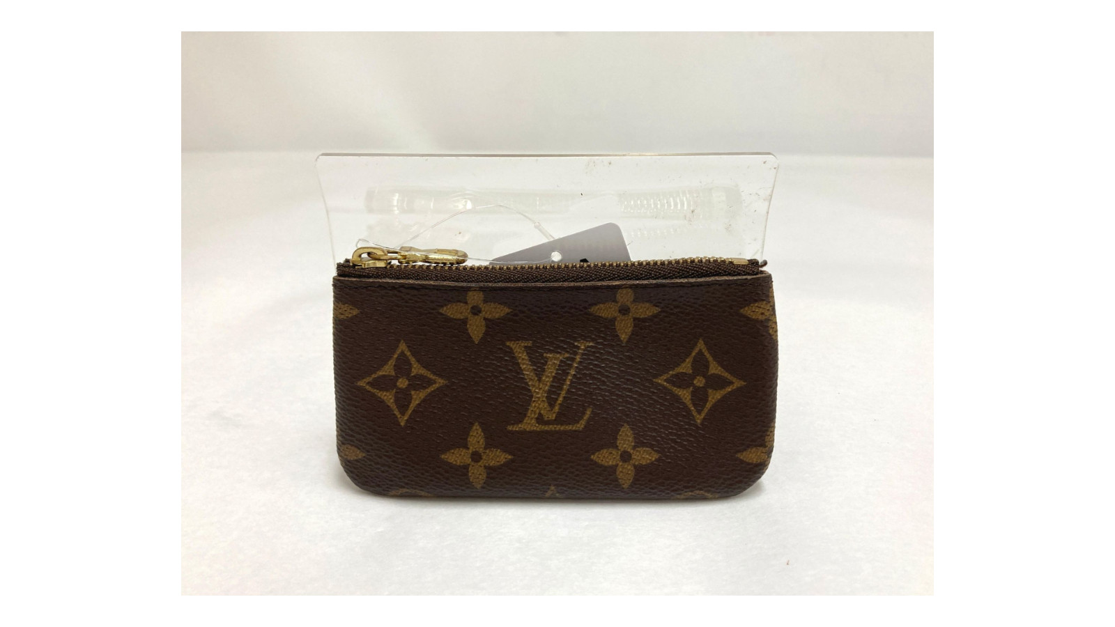 Louis Vuitton M62650 Monogram Pochette Cles Key ring Chain Coin case (Excellent)