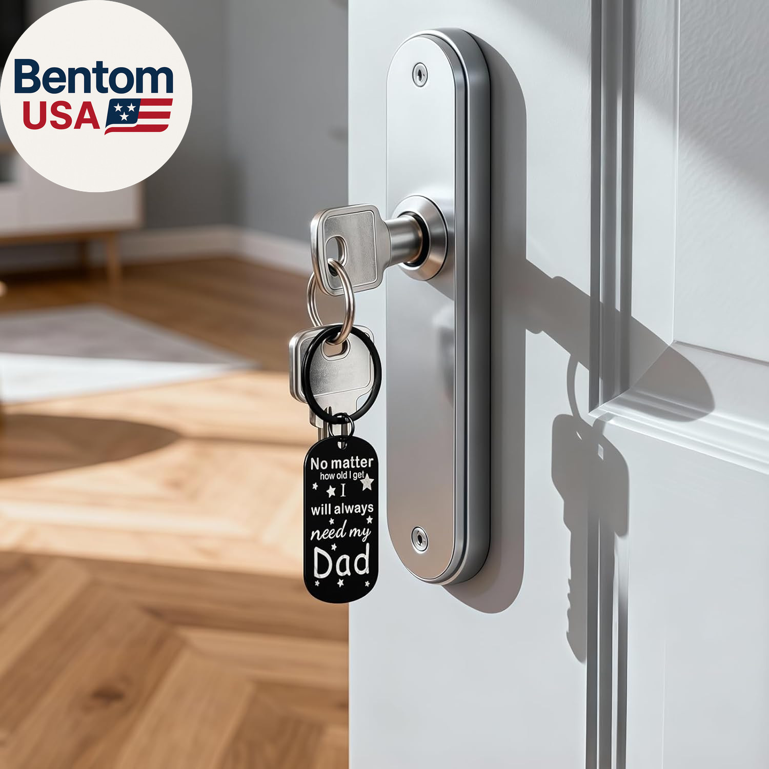 Father’S Day Gifts for Dad from Daughter Son Wife, Sentimental Keychain Meaningf