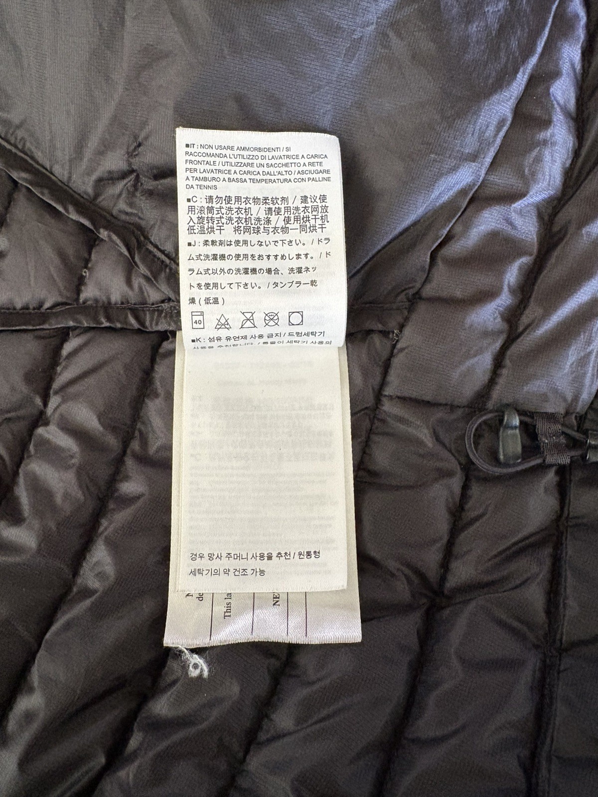 ARC’TERYX Jacket Mens Sz M Black Puffer Cerium SL Hooded Puffer Down Coat Zip