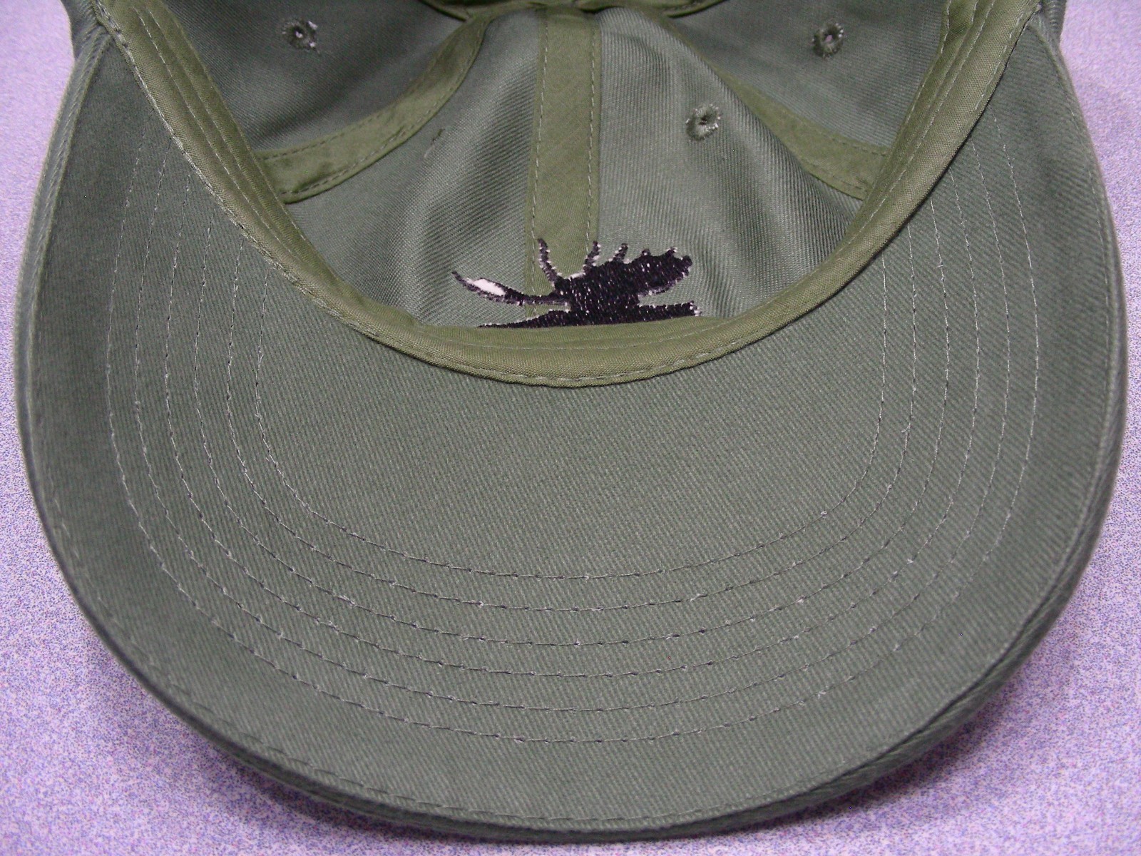 MOOSE LOGO – Embroidered – One Size Adjustable Lightweight Baseball Cap Hat!