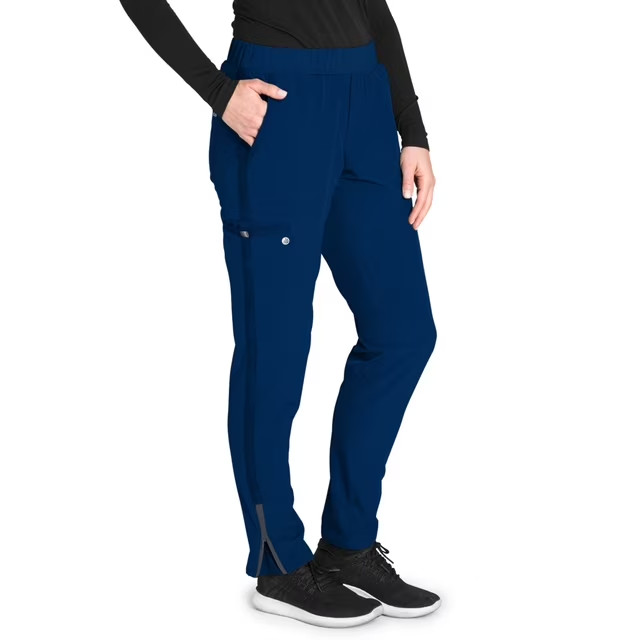 BARCO ONE WELLNESS CARGO SCRUB PANTS IN NAVY BLUE ALL SIZES STYLE # BWP505 NWT