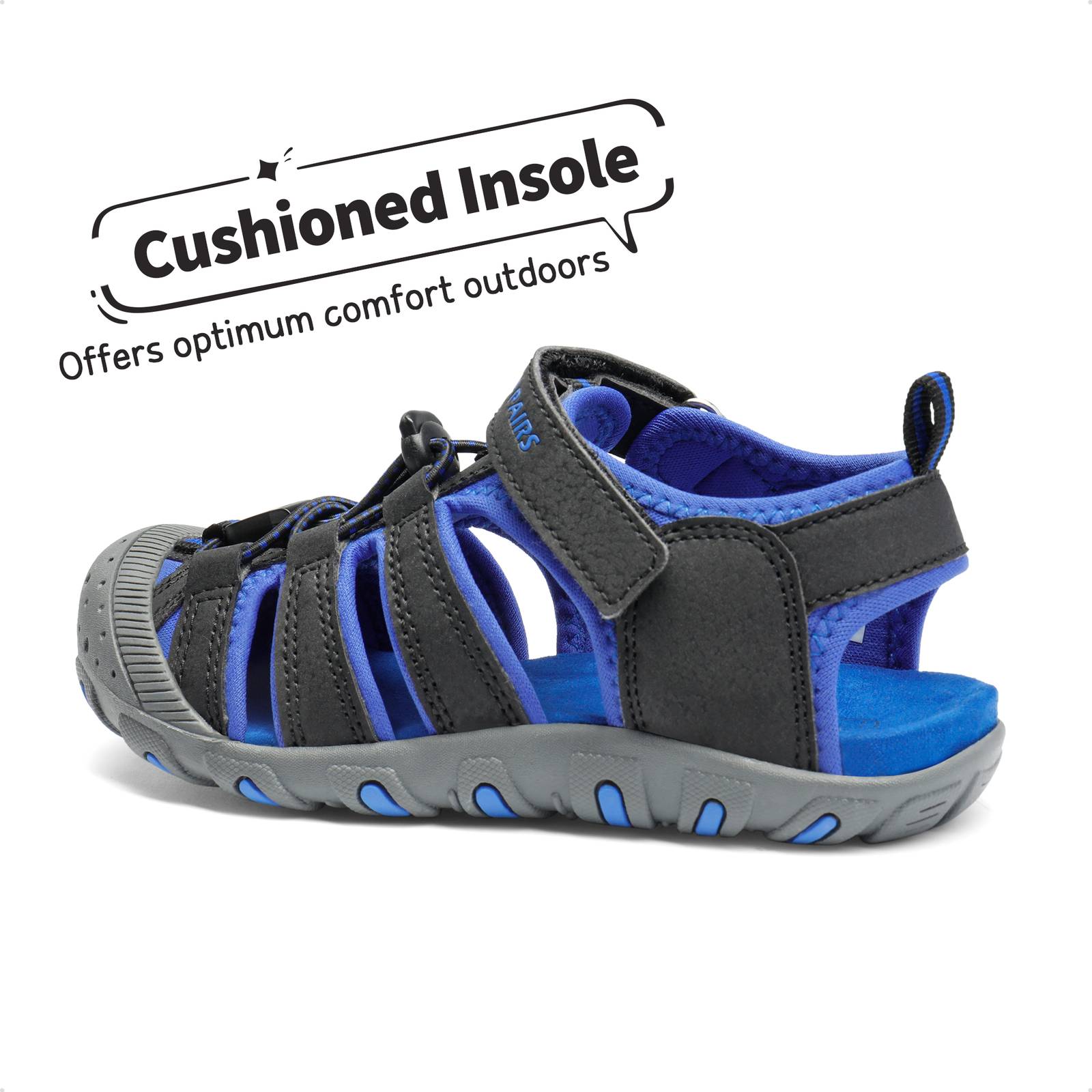 Girls Boys Athletic Sandals Closed Toe Outdoor Indoor Summer Sports Sandals