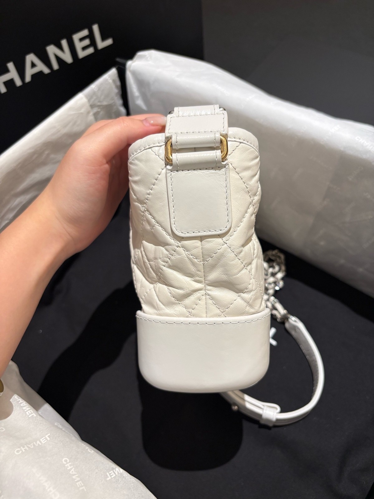 Chanel Pre-Owned Authentic Hobo Bag 20*15*8cm Free Tracked Shipping