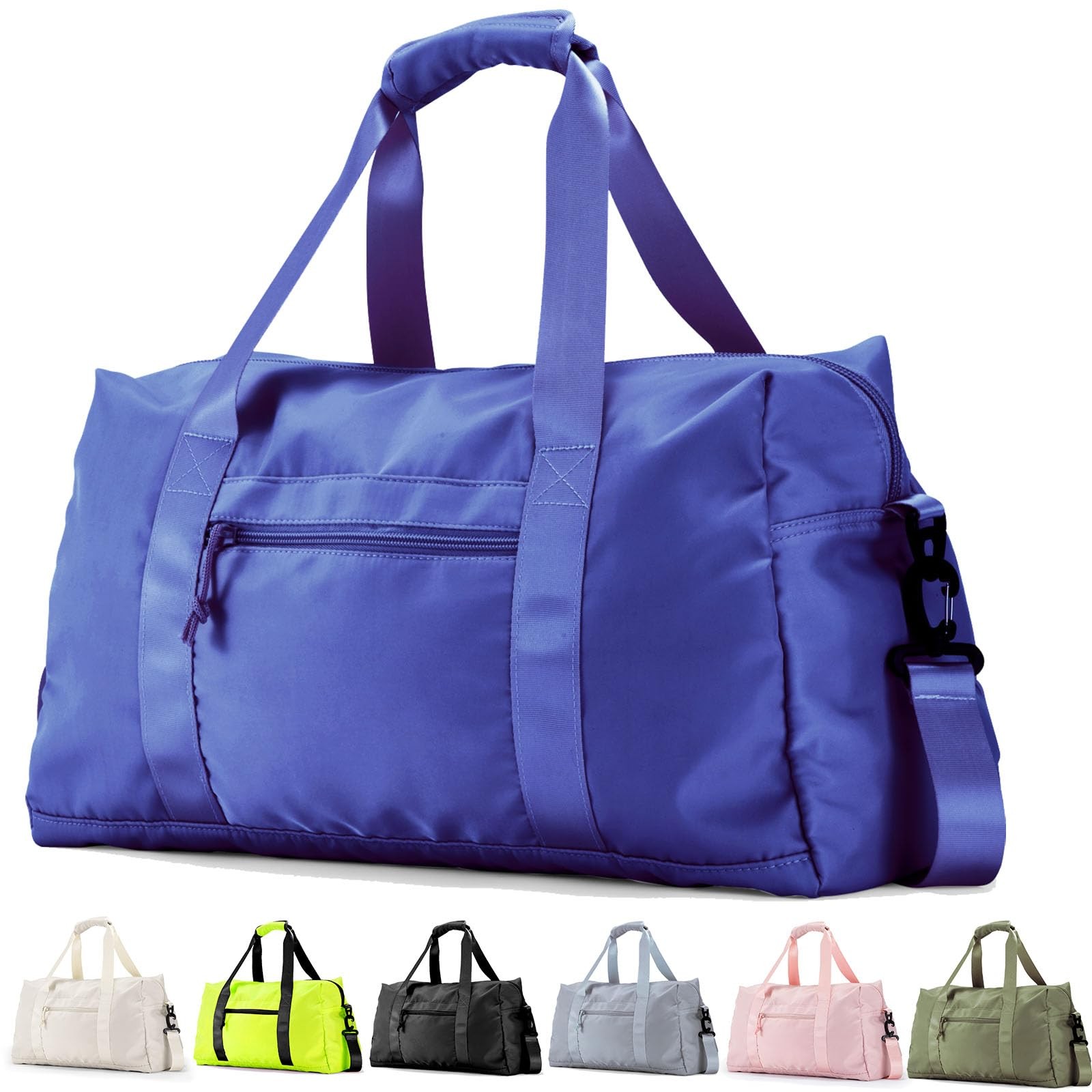 Travel Duffle Bag,Sport Gym Bag for Men And Women with Wet L, Blue