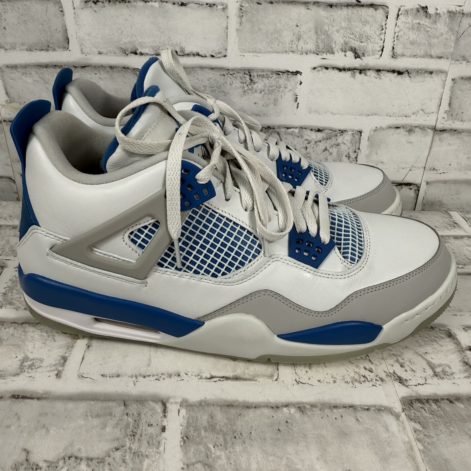 Nike Jordan 4 IV Retro Military Blue Golf Shoes Mens Sz 13 CU9981-101 Brand New