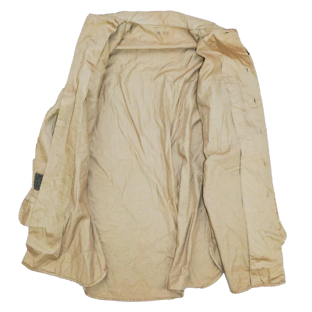 US WW2 3rd Army ADSEC Khaki Service Shirt – Medium