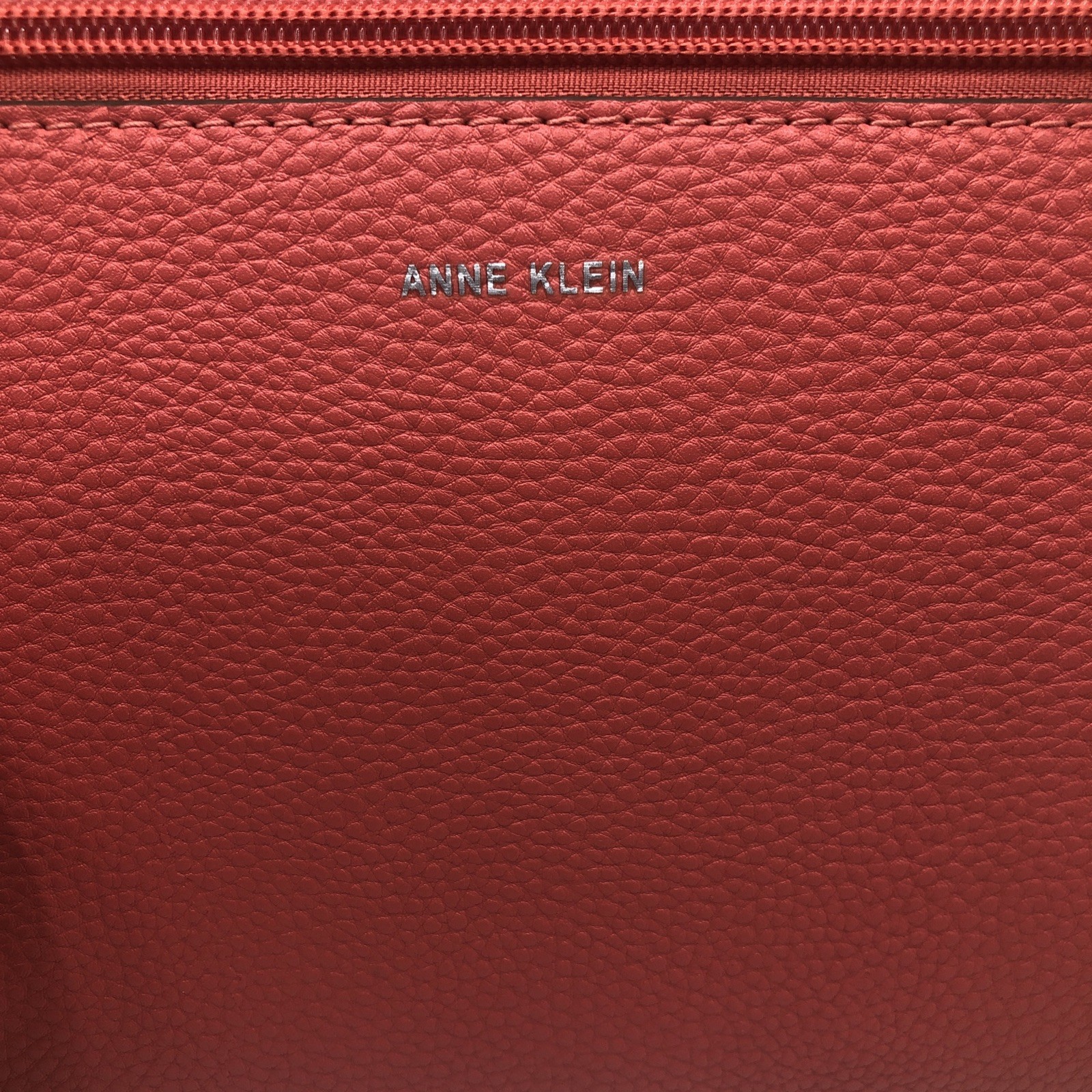 Anne Klein Wristlet Women’s Size Medium Zip Closure Coral Colored 5.75 x 7.75