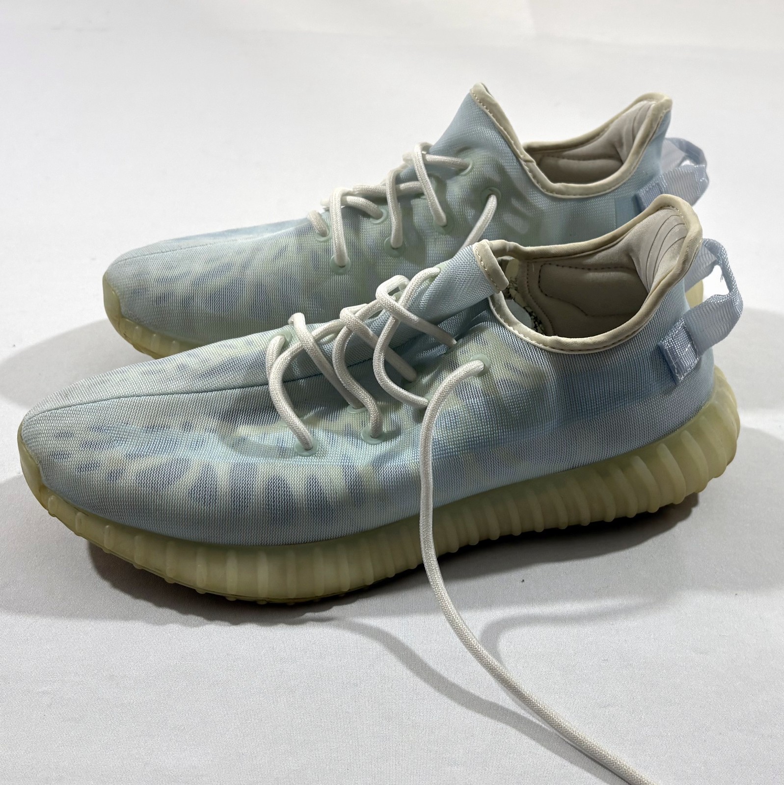 Adidas Yeezy Boost 350 V2 Mono Ice Blue White Mens Sneakers GW2869 Shoes Sz 11
