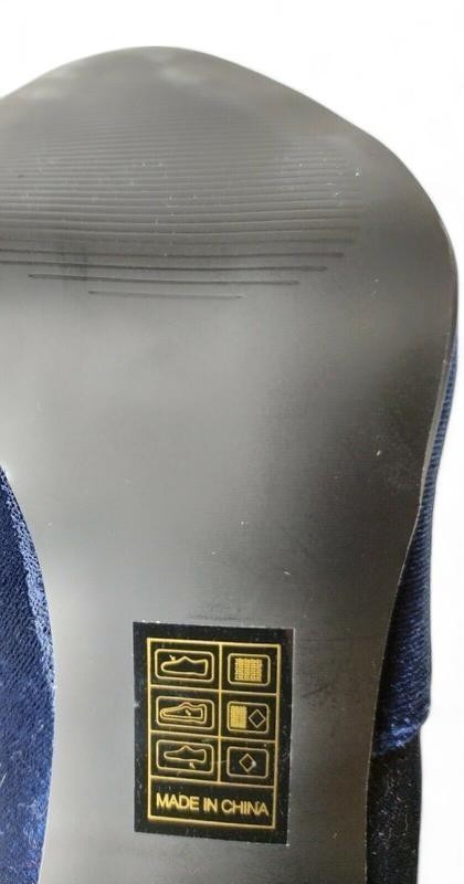 Steve Madden Blue Velours Ankle Boots Block Heel Booties Size US 5.5 EU 35.5 NIB