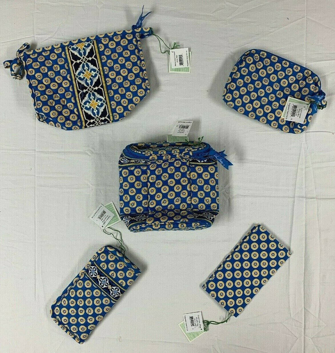 Vera Bradley NWT Riviera Blue: Cool Keeper, Cosmetic Bags, Eyeglass Or Checkbook