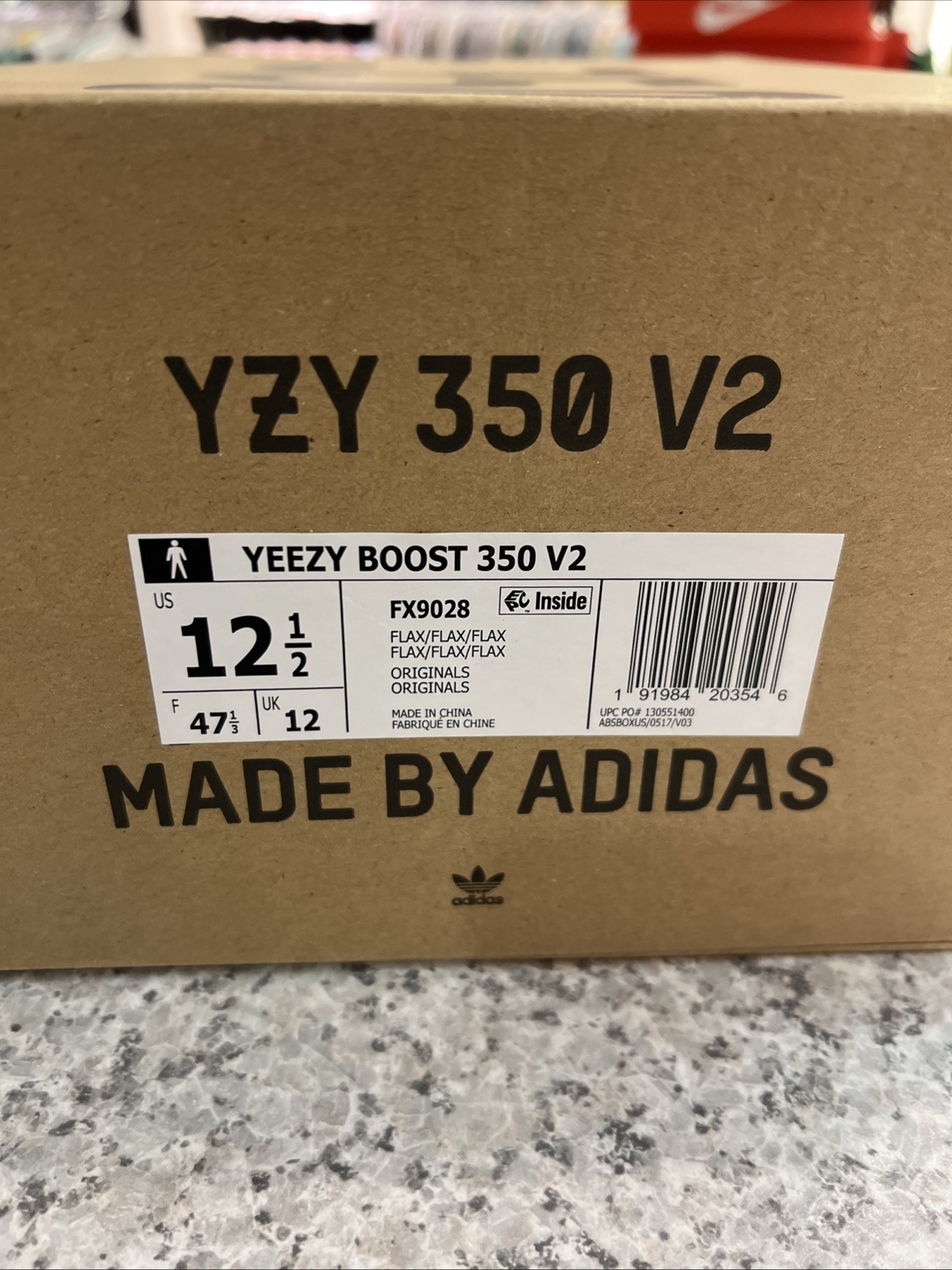 Adidas Yeezy Boost 350 V2 Flax Sz 12.5