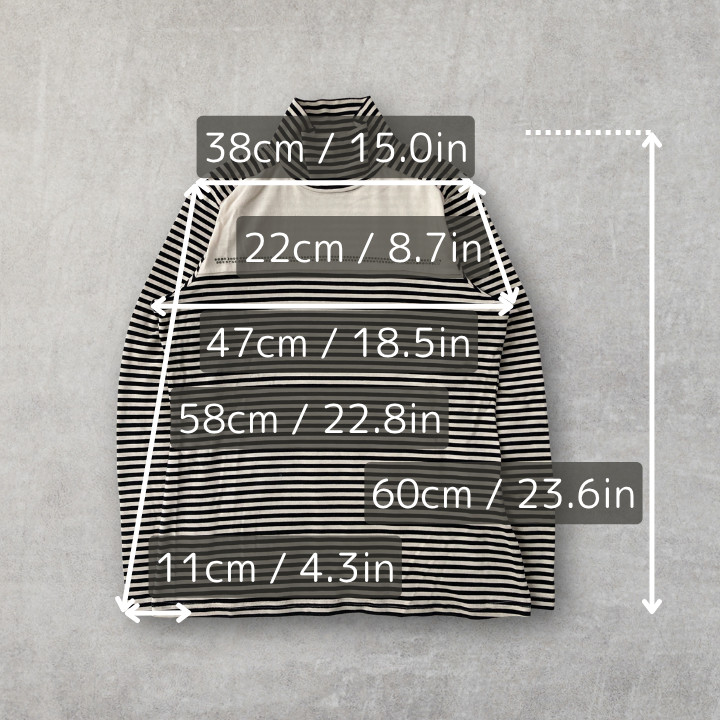 Soft Brushed texture Striped High Neck Top Paneled Rhinestone Accent Pullover