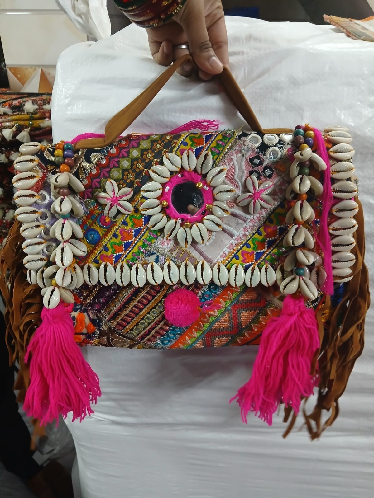 banjara bag Embroidered Boho Women Shoulder Handbag Colorful Wedding purse gift