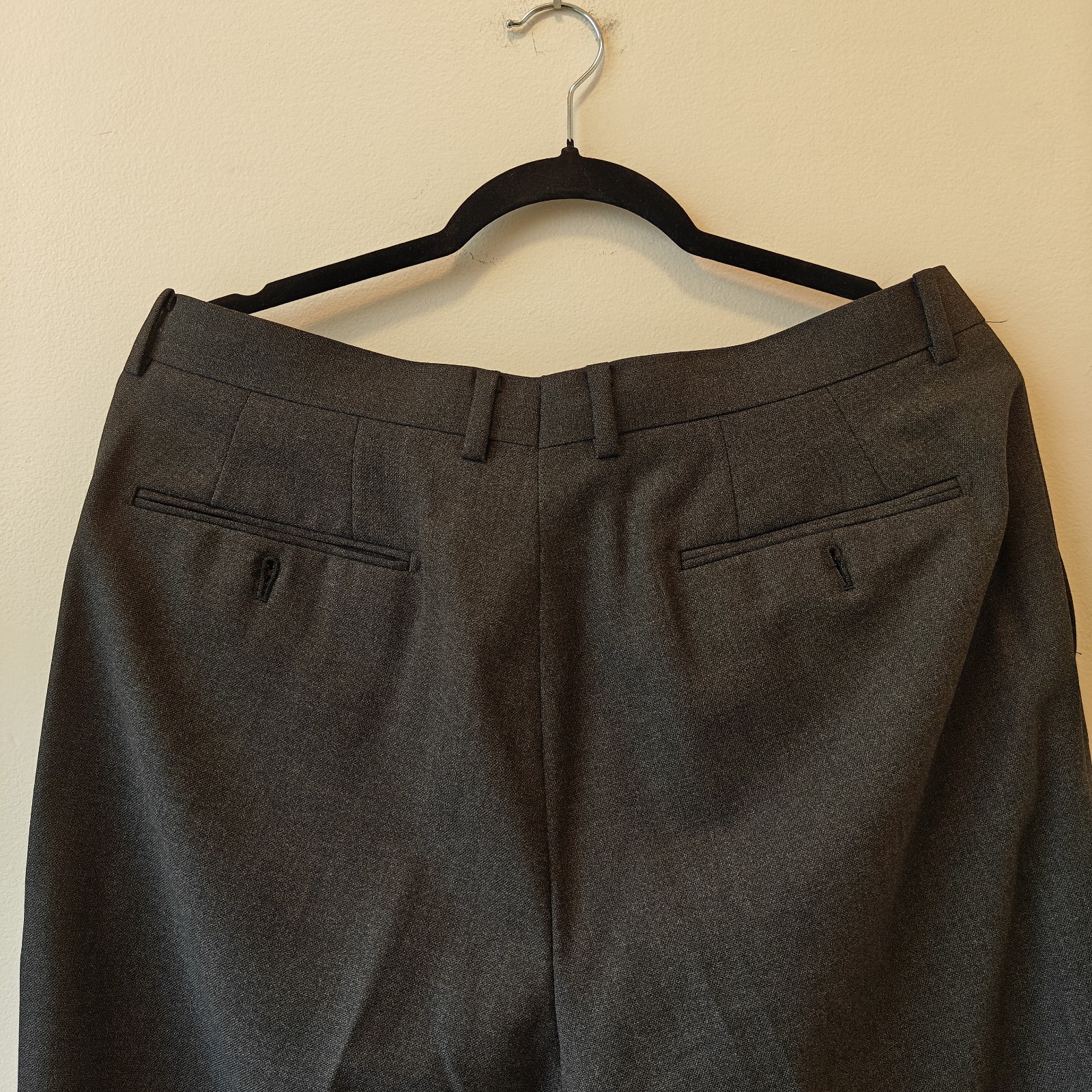 Ring Jacket (The Armoury Type B) Pleated Creased Wool Trousers 52IT, W34-36