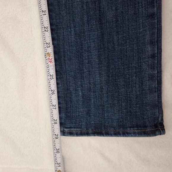 Lucky Brand Jeans Sz 8 /29 Mid Rise Sweet Straight Leg Blue Stretch Denim Casual