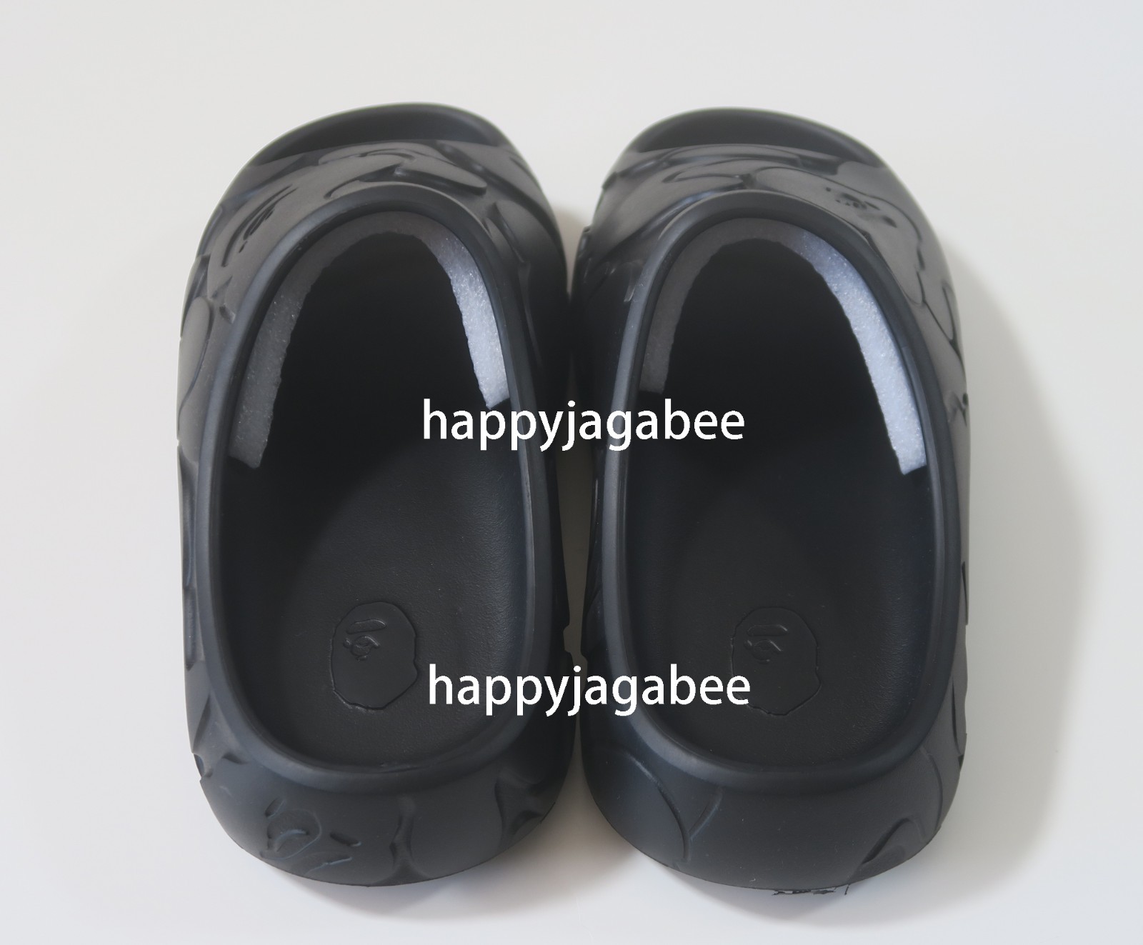 * A BATHING APE Men’s Footwear BAPE SLIDE #1 Black / Beige 1M30191323