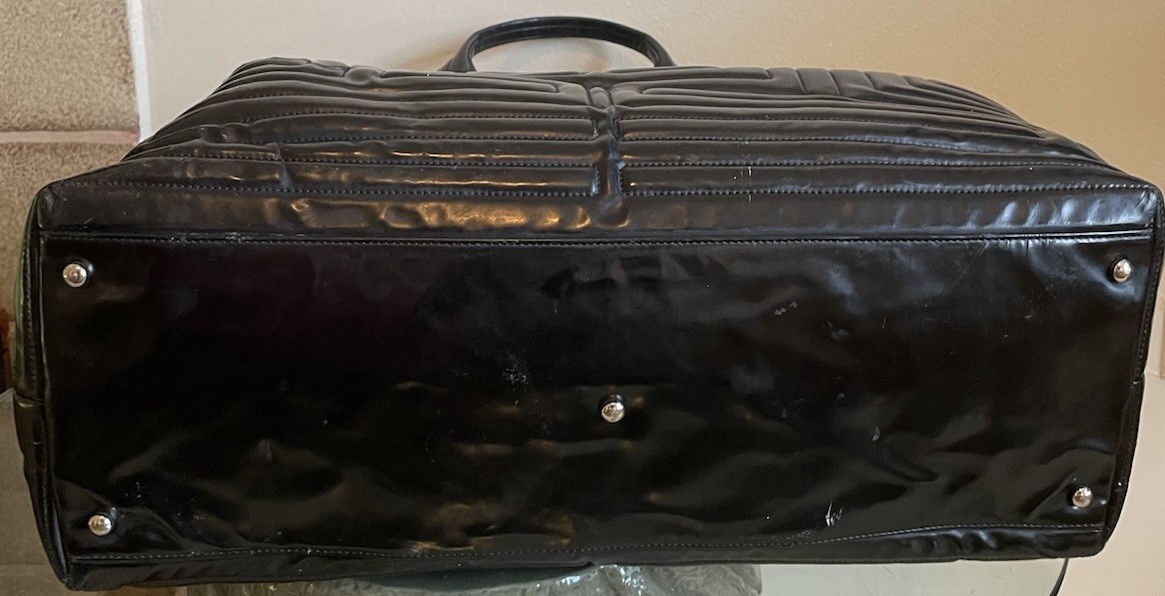 Chanel Grand Coco Ming Paris-Shanghai Shopping Tote 2010 Rare 18X11.5” Black