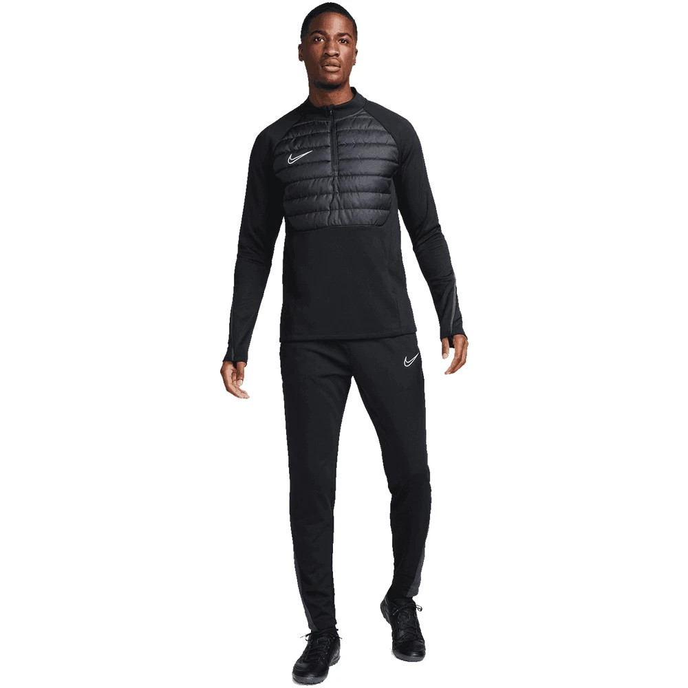 Nike Academy Therma-FIT Warrior Half Zip “Black” Soccer Top FB6816-010 Men Sz L
