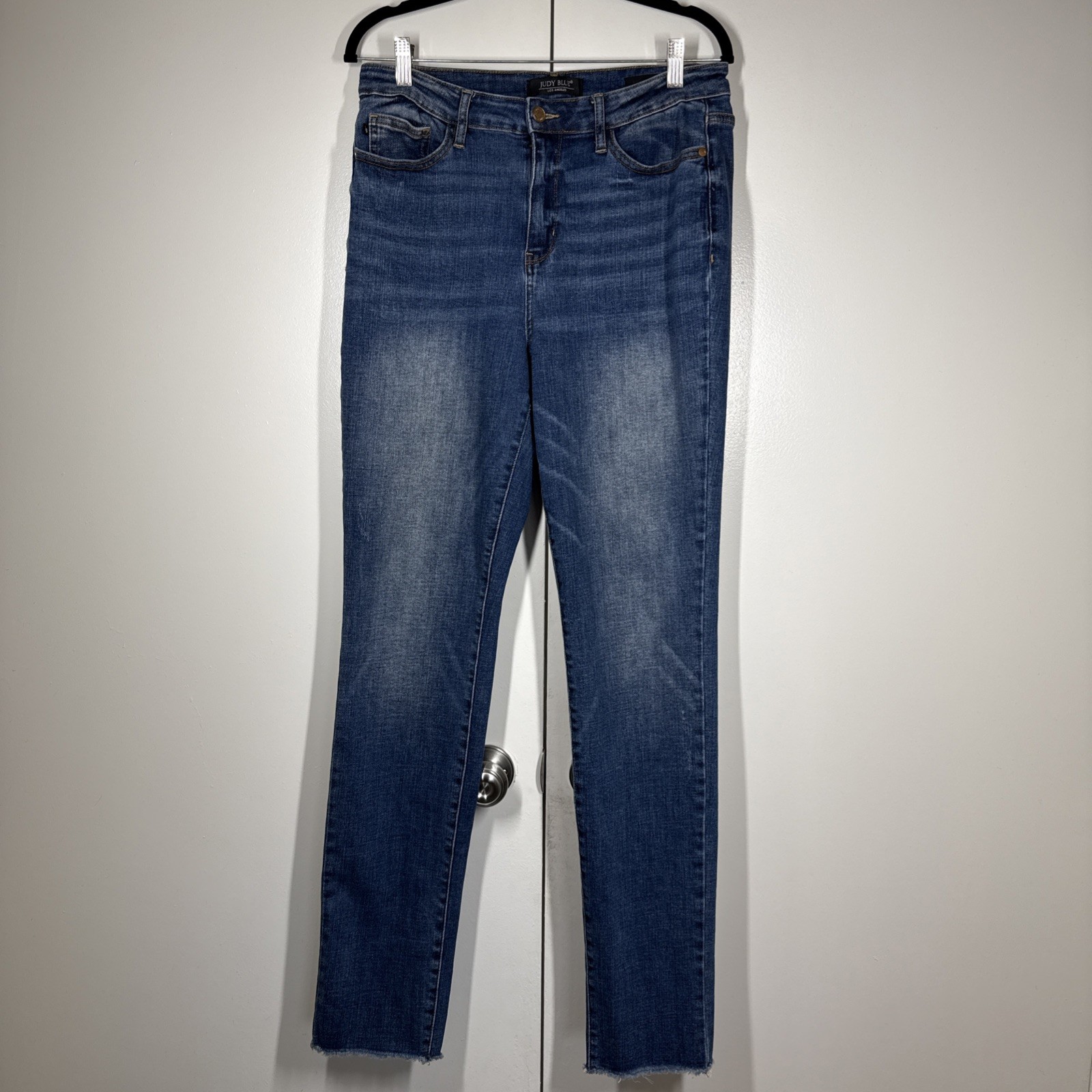 JUDY BLUE Jean Womens Size 31 Boyfriend Fit Mid Rise Medium Wash Stretch Denim
