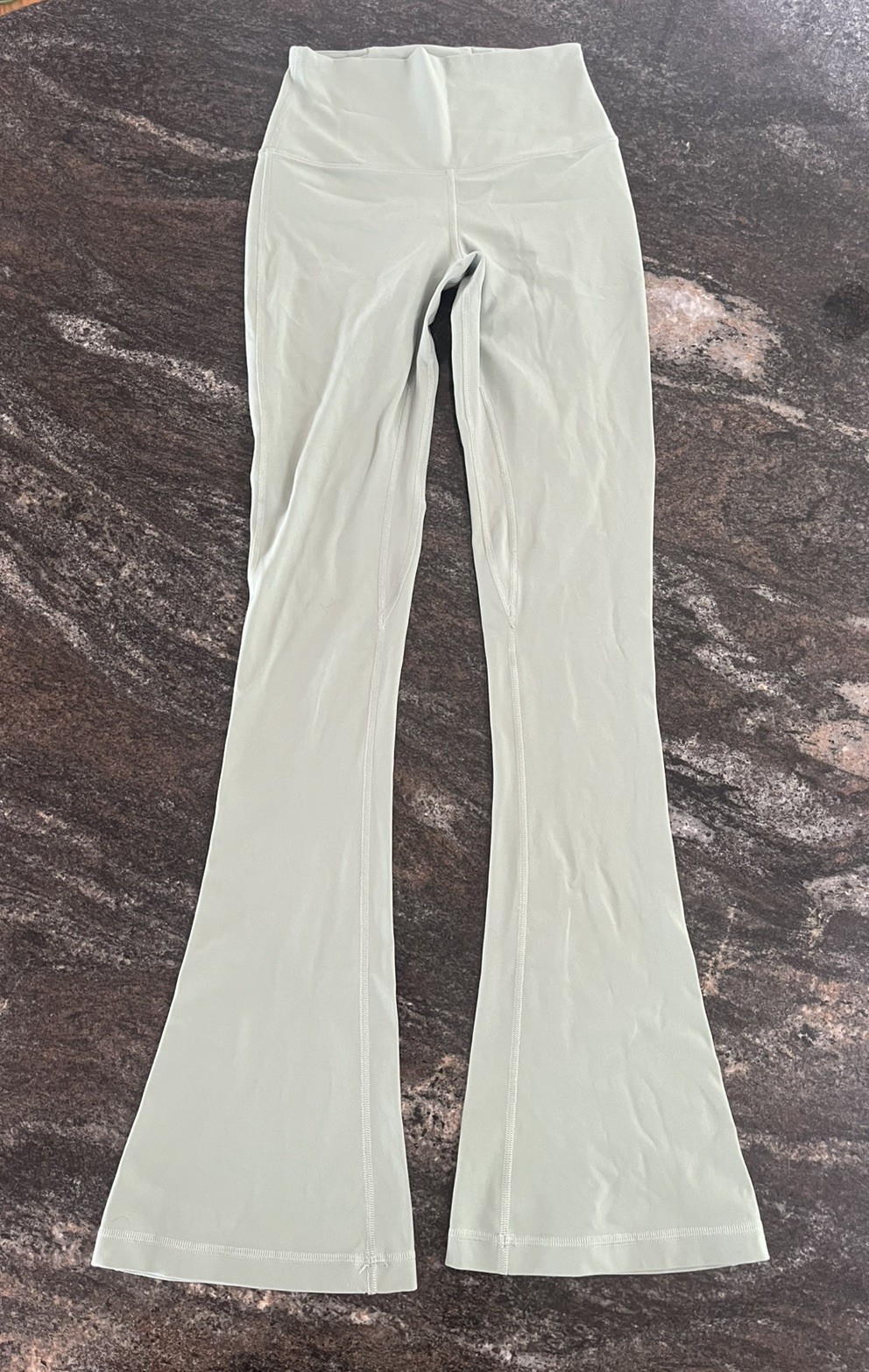 Lululemon Align High-Rise Mini-Flared Pants Palm Court Size 4 Green Leggings